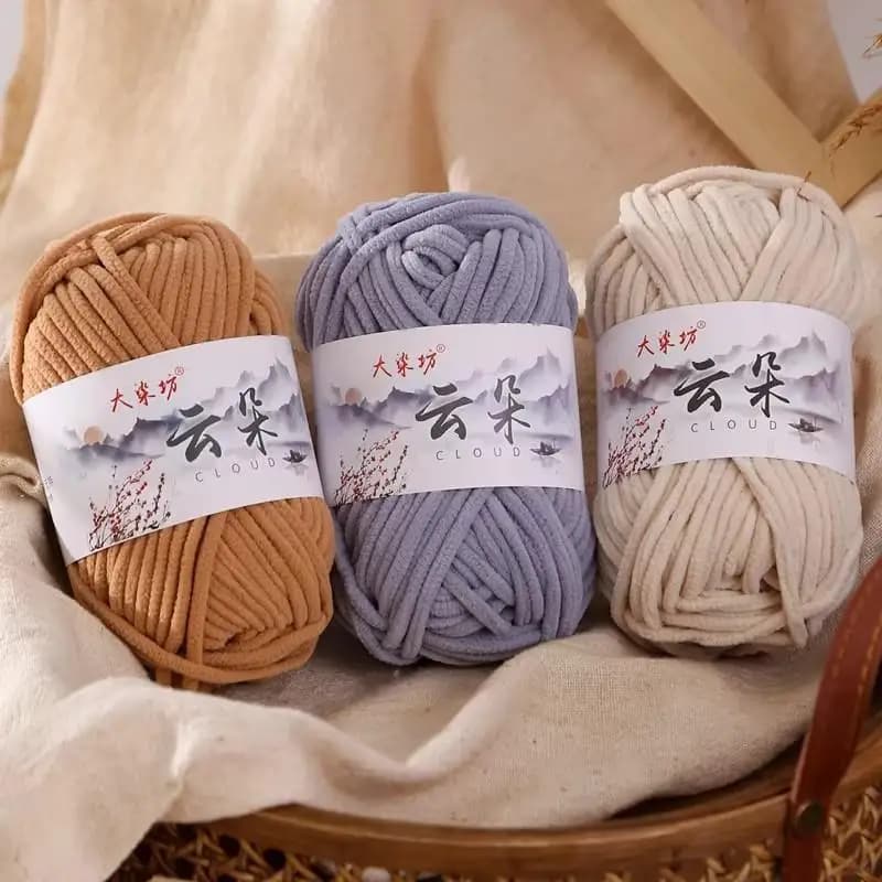 1 pz 50g Filato sottile in velluto per lavoro a maglia, filato ciniglia per uncinetto, filo per amigurumi, pantofole, maglioni, coperte