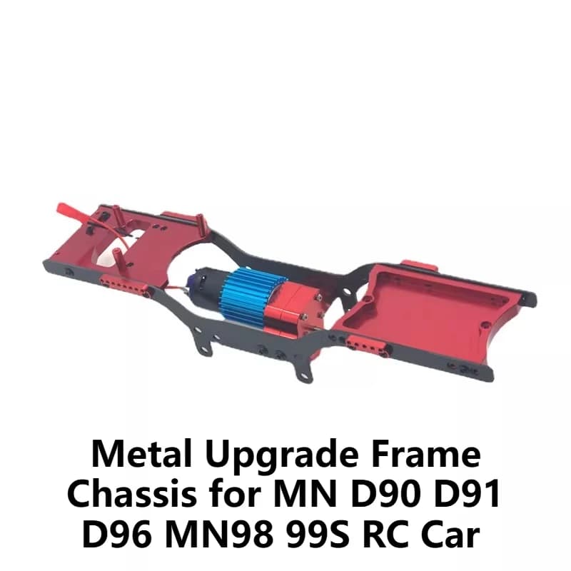 Telaio in Metallo Migliorato per Auto RC MN D90 D91 D96 MN98 99S 1/12, Kit di Sostituzione Carrozzeria Modificata Semi-Finita per Crawler RC