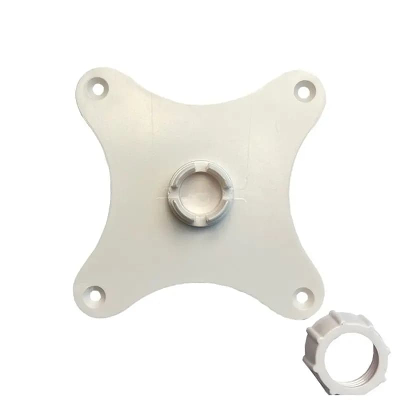 AY14 - Supporto Portatile per Monitor con Interfaccia VESA 75 e Adattatore a Sfera da 17mm per Cellulare, Supporto Stabile per TV