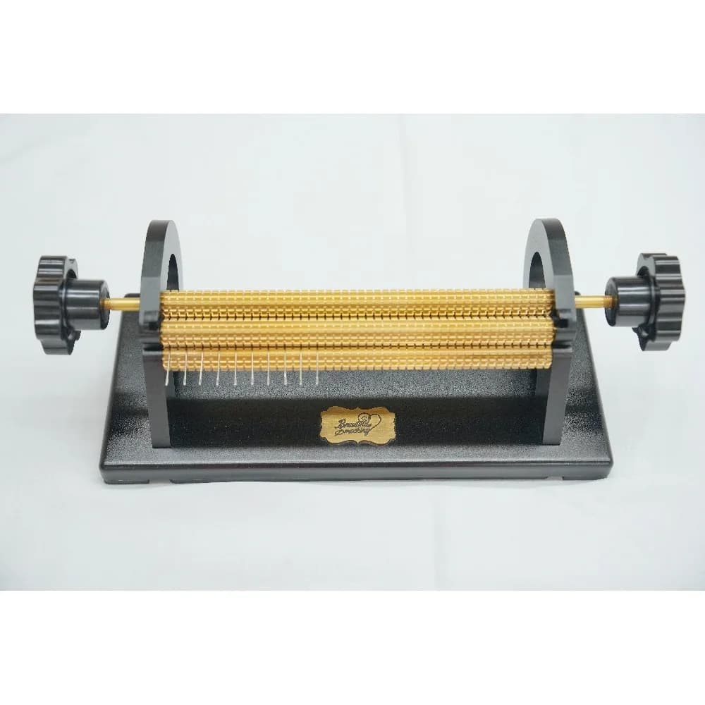 Macchina per Piegatura BeautifulMocking a 24 File Completamente Criptate, 47 Posizioni Ago, Spaziatura Ago 0,5 CM, Macchina da Cucire Domestica per Lavorazione a Maglia