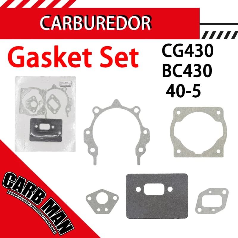 Set Completo di Guarnizioni per Cilindro Motore Decespugliatore/Motosega per Honda CG430 BC430 40-5 49CC - Attrezzi da Giardino