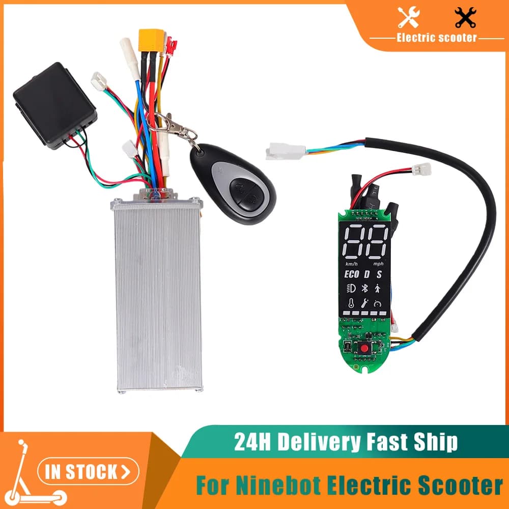 Set di display per cruscotto, fari e fanali posteriori Monorim T3P-C 48V per Ninebot Max G30, parte di ricambio per scooter elettrico.