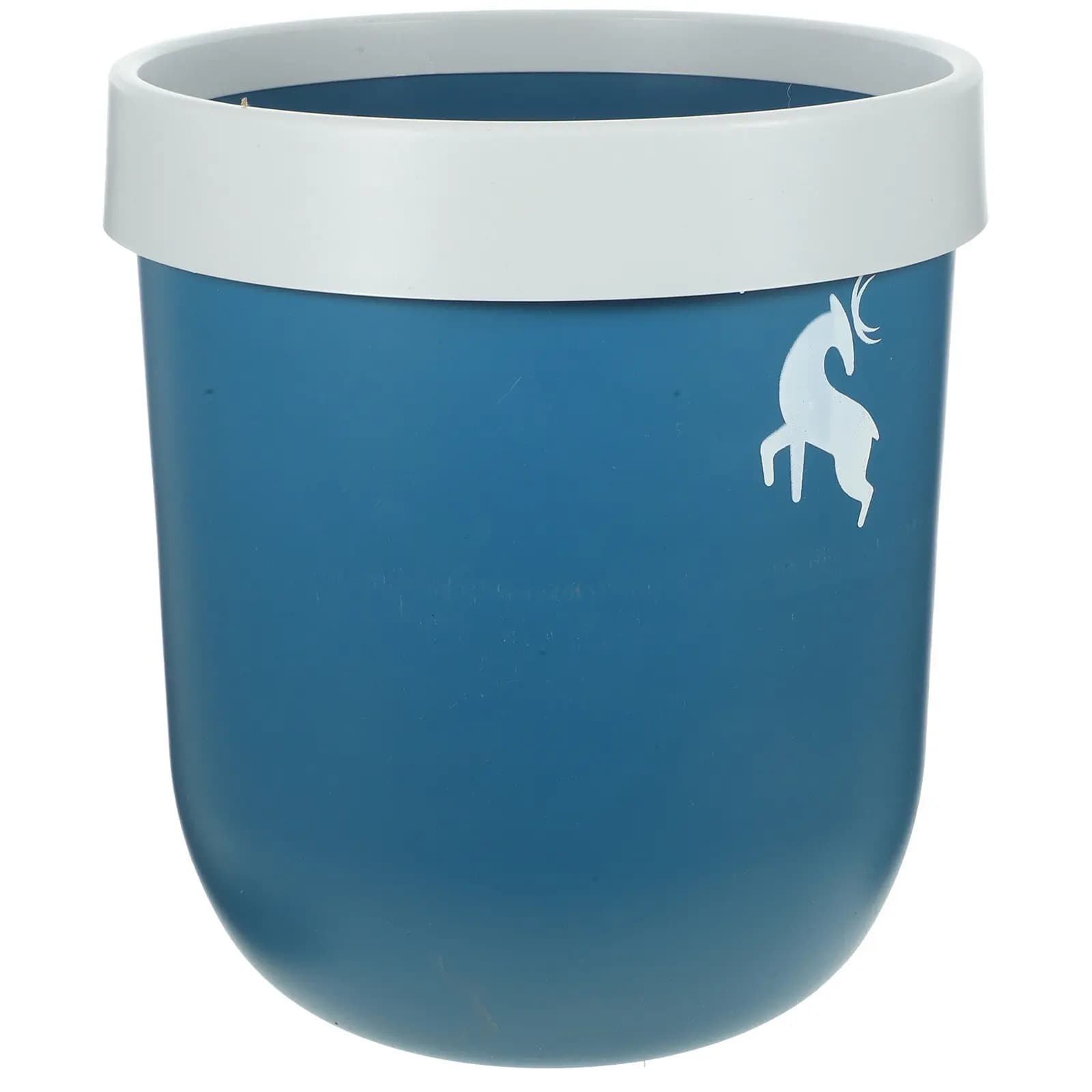 Cestino per rifiuti in stile nordico da 8 litri, in plastica, per cucina, bagno, camera da letto, ufficio, bidone per rifiuti domestico, portatile