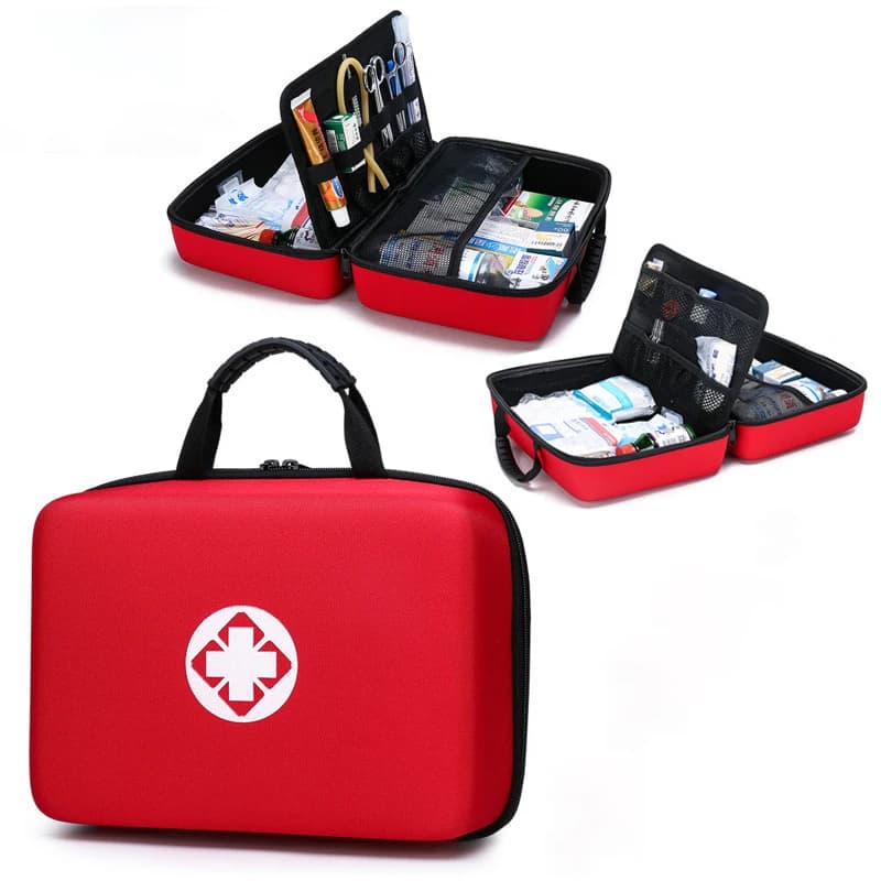 Kit di pronto soccorso domestico per kit di sopravvivenza per auto da campeggio Accessori medici multifunzionali impermeabili Benda tattica in tessuto Oxford
