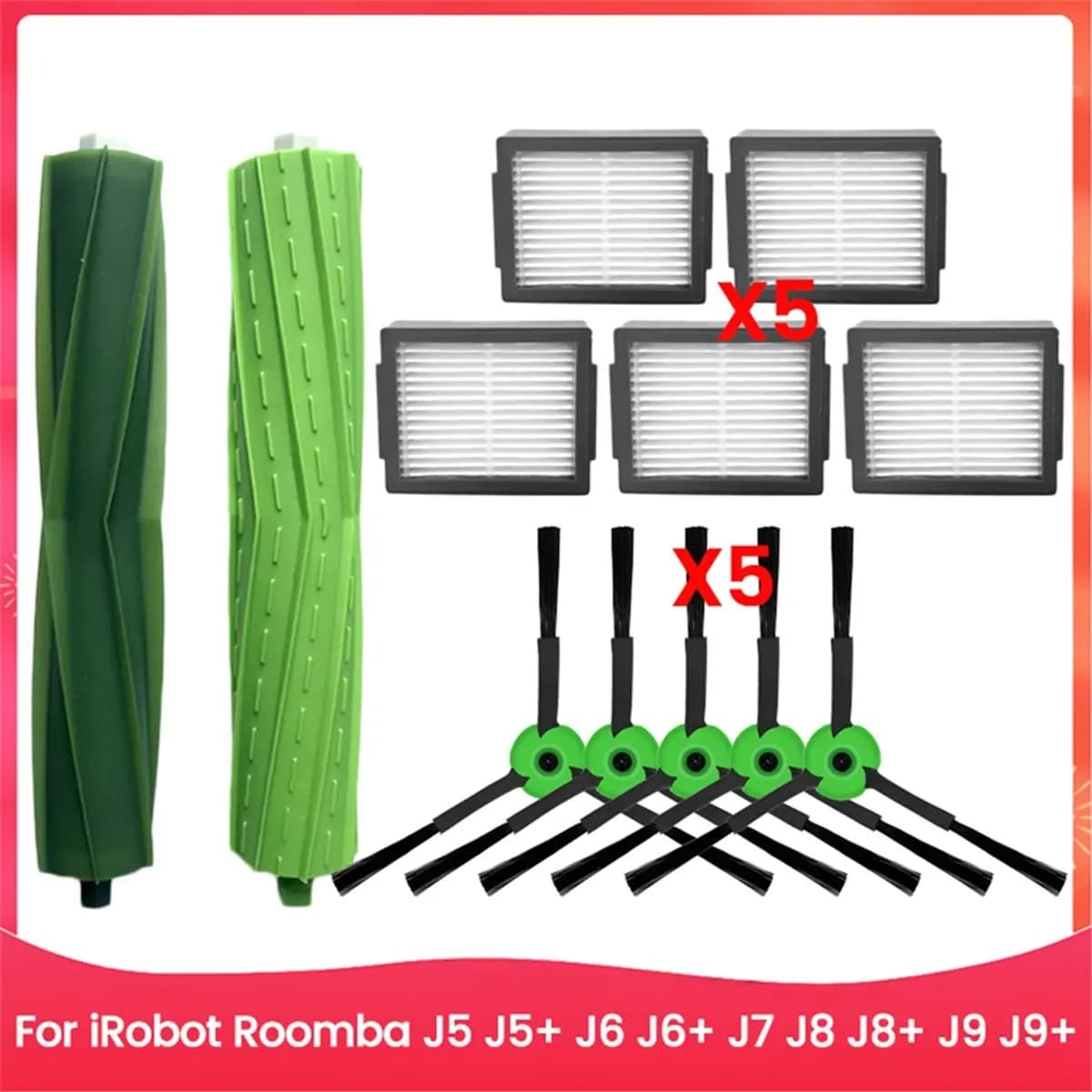 Accessori per parti di ricambio per J5 J5+ J6 J6+ J7 J8 J8+ J9 J9+ Kit di attacco per aspirapolvere robot