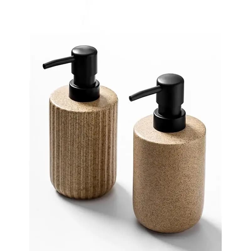 Retro Style Ceramic Soap Dispenser 350ml/11.6 oz Ceramic Soap Pump Dispenser Can Fill Liquid for Bathroom/Kitchen Soap Dispenser
