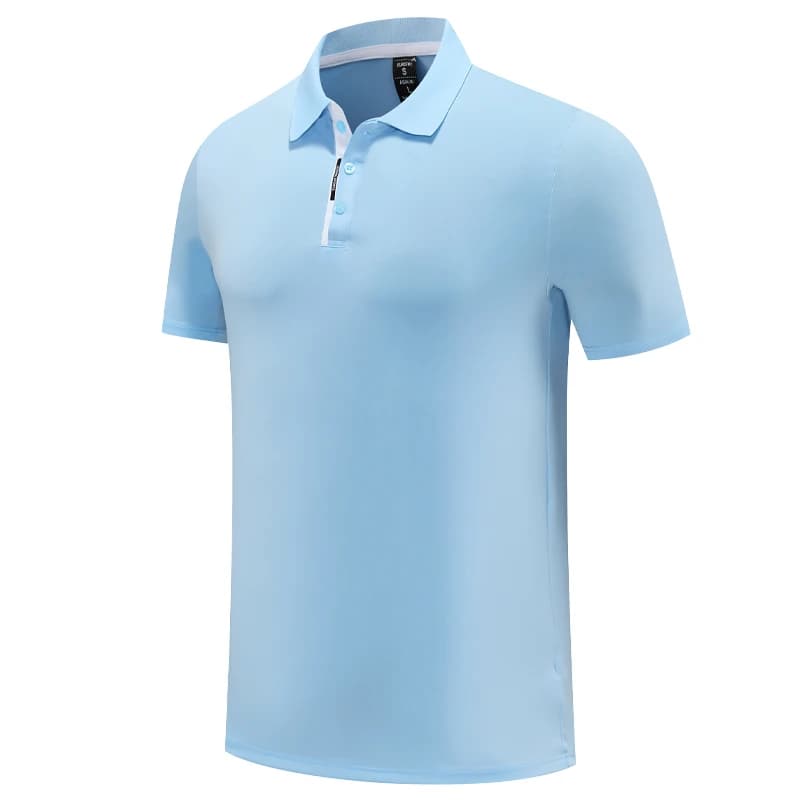 Camicie da golf in spandex Uomo Sport Casual Tennis Traspirante Business Quick Dry Maniche corte Laple Running Training Polo T-shirt
