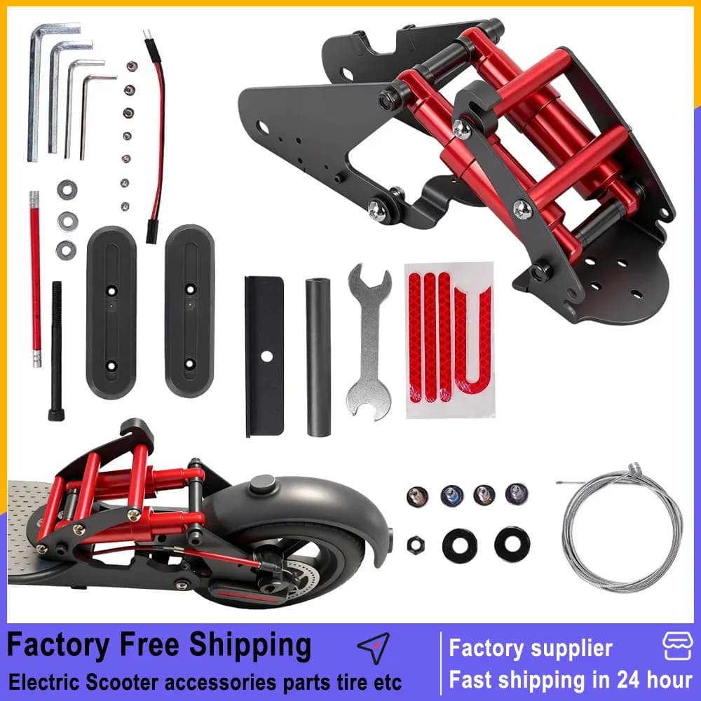 Modified Rear Suspension Kit for Xiaomi M365 1S Pro Pro2 Electric Scooter Rear Shock Absorber Shock Absorption Accessories Parts