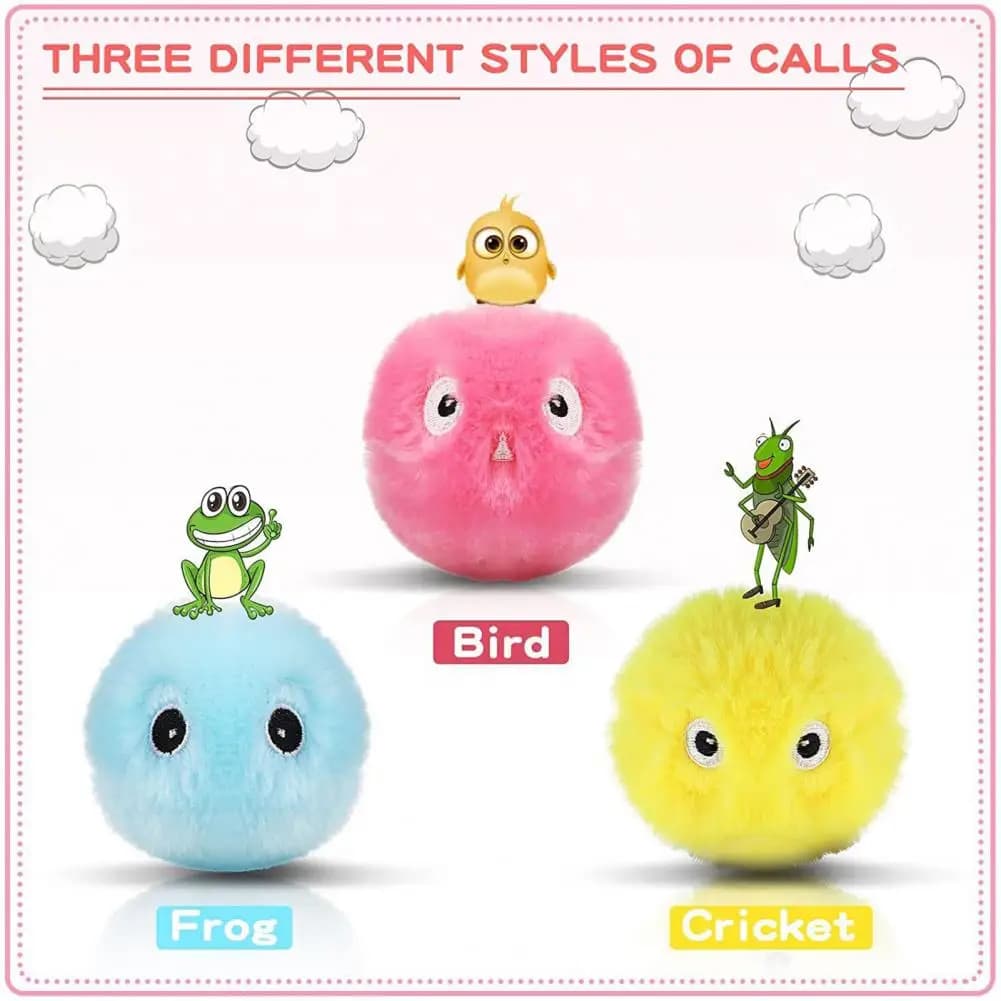 Giocattoli intelligenti per gatti Palla interattiva Peluche Elettrico Erba Gatta Giocattolo di addestramento Gattino Tocco Suono Prodotto per animali domestici Squeak Toy Ball Gatto Gioca