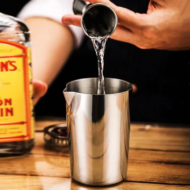 500ML Cocktail Shaker Mixer Stainless Steel Mixer Drink Mixing Glass Mixing Tools Bar Tools Tin Barman Agitation Cup Bar Tool