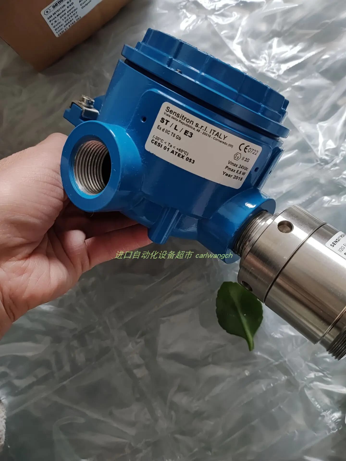 Original Italian SENSITRON S2133AM Smoke Monitor Combustible Gas Detector