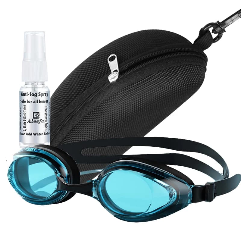 Eyelets of Nuoto Anti-snatching and Anti-loss for Adult Myopics - Swimming Glasses with Prescription, Unisex Swimming Glasses for Miopia
