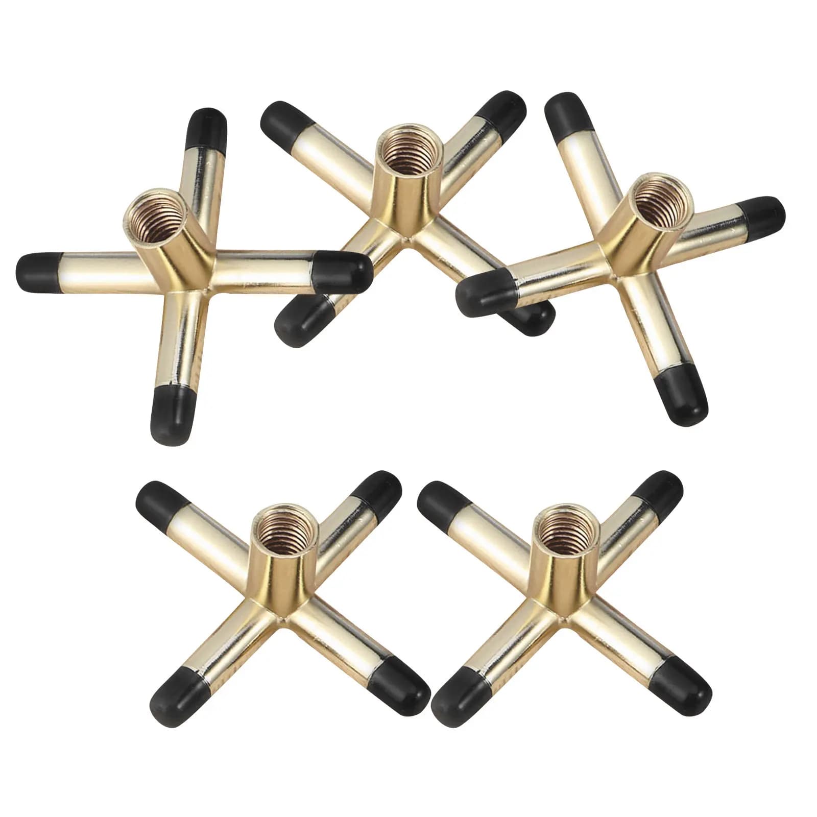 4 Pezzi Supporto a Croce Antiscivolo per Stecca da Biliardo/Snooker, per Tavolo da Biliardo Domestico