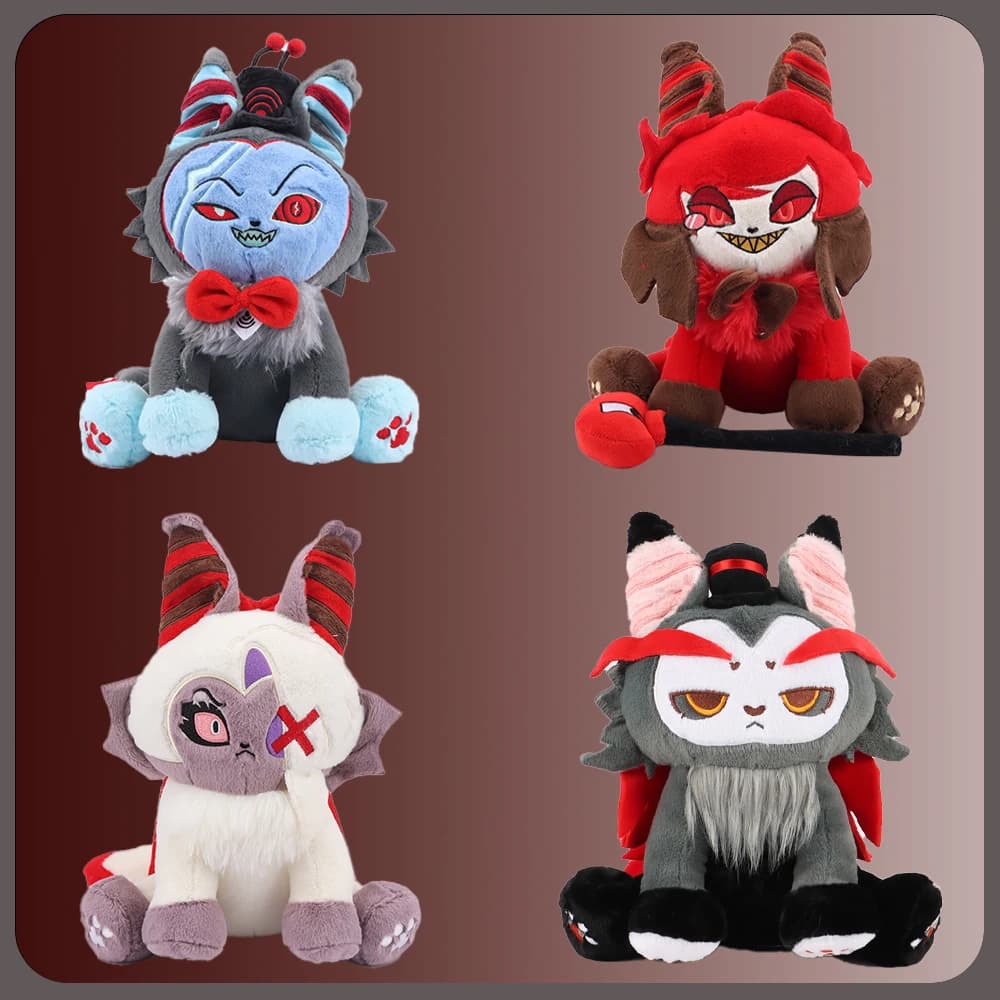 30 cm Gioco caldo Anime Giocattoli di peluche Anime Figura Gatto Peluche Bambole Animali di peluche morbidi Regali giocattolo per bambini Decorazioni di compleanno Regalo di Halloween