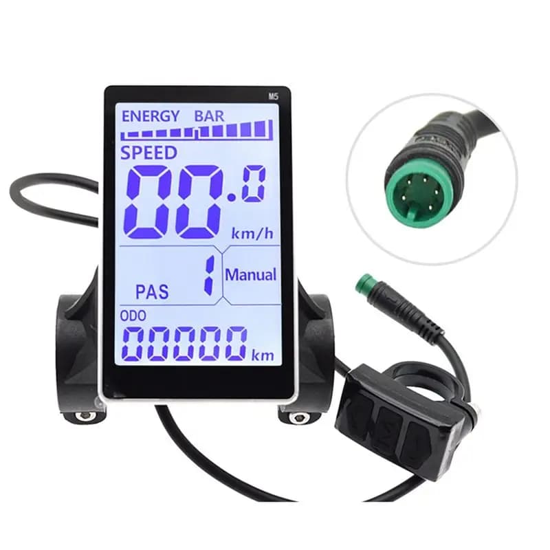 A66P-Schermo LCD universale per bici elettrica E-Scooter M5 Pannello Misuratore LCD per bici elettrica per mountain bike e parte di bici elettrica