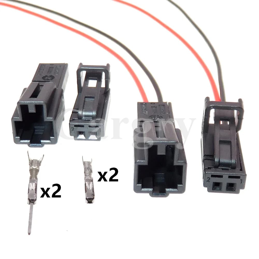 1 Set 2P Automobile Speaker Wire Harness Socket with Wires AC Assembly for VW Audi 1-1534113-1 1534155-1 4B0971832 4E0972575