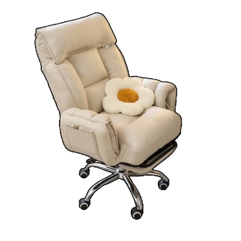 ew-Living Room Computer Office Chair Ergonomic Armrests Executive Comfy Office Chair Gaming Study Chaise Bureau Home Furniture-