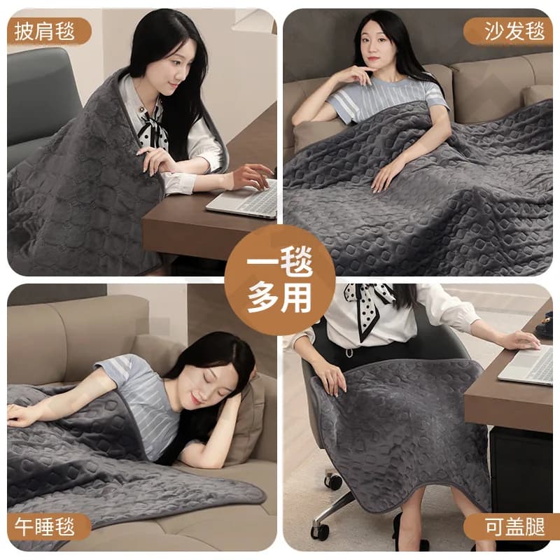 Electric blanket single double warm blanket heating blanket quilt electric mattress winter heating artifact office cover legs
