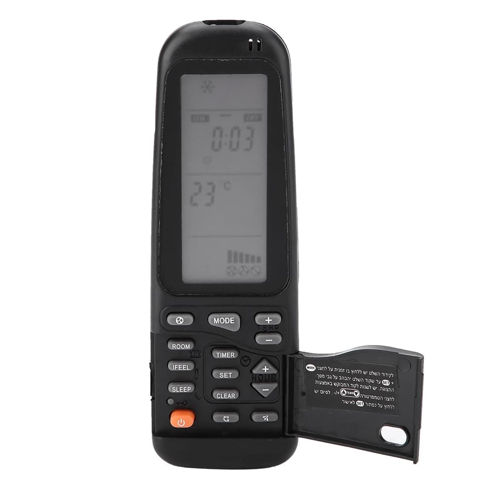 Telecomando universale per condizionatore d'aria di ricambio 25 in 1 per Electra Airwell Emailair Elco RC3 Cool Deumidify Fan Timer LED