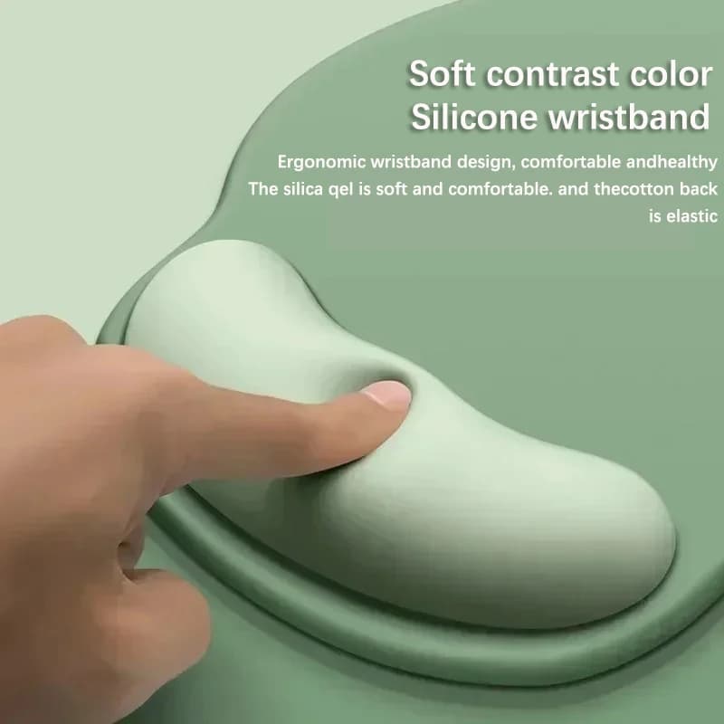 Mouse Mat for Computer Games Environmental Milk Silk Fabric + Plastic Bottom + Ergonomic Mouse Mat for Office Accessories