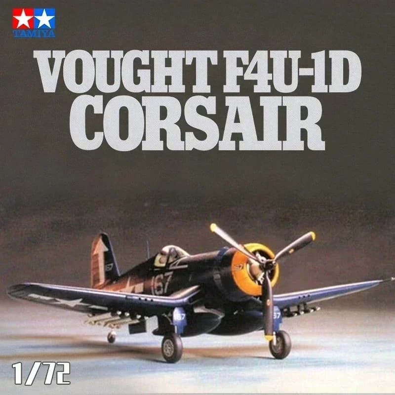 TAMIYA 1/72 modello di assemblaggio 60752 F4U-1D Bomber basato su portiere pirata -Kit modello di aereo