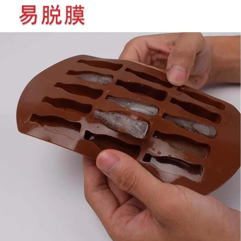 15 Griglia Cola Bottiglia Forma FAI DA TE Vassoio Stampo Congelato Facile Sformatura Macchina Per Il Gelato Yogurt Utensile Da Cucina 3 pz/lotto