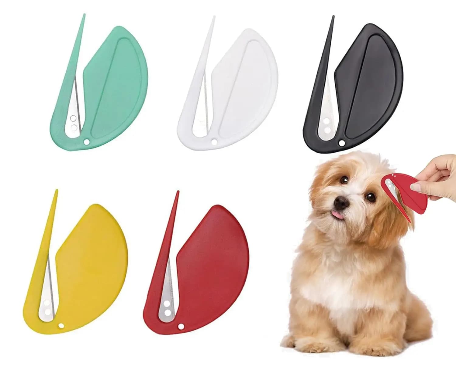 Pettine Scioglinodi Sicuro per Cani e Gatti, Rimuove Nodi e Grovigli Senza Dolore, Accessori per la Toelettatura degli Animali Domestici