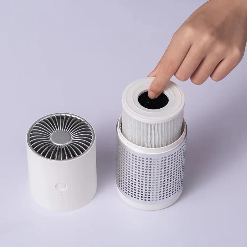 Miglior Purificatore d'Aria per Auto, Purificatore d'Aria Portatile a Ioni Negativi, Mini Intelligente e Silenzioso