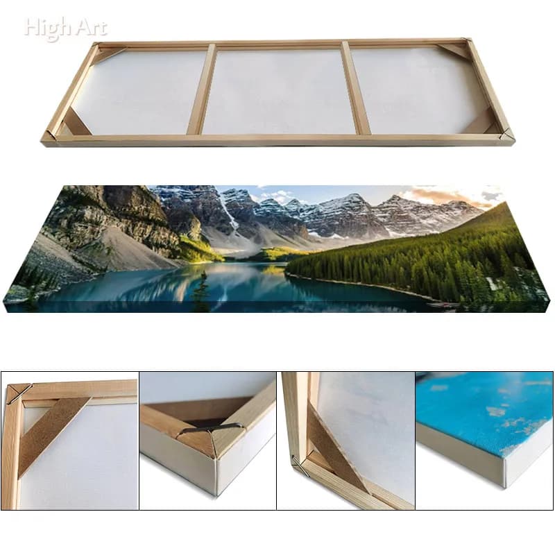 Cornice per foto Cornice in legno massello per splendidi dipinti ad olio con diamanti Poster e tela Paintin 1 set Cornice per arte da parete fai da te Hom