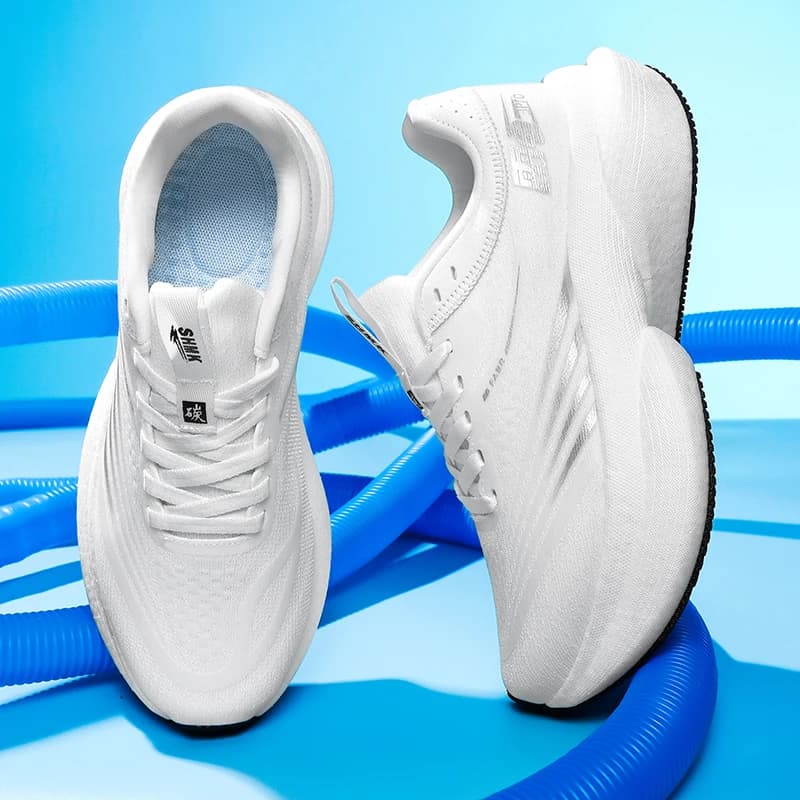 Nuove Sneakers da Uomo con Piastra in Carbonio, Scarpe Sportive Outdoor con Suola Morbida in Mesh, Scarpe da Corsa Leggere Antiscivolo, Scarpe da Tennis Casual per Coppie