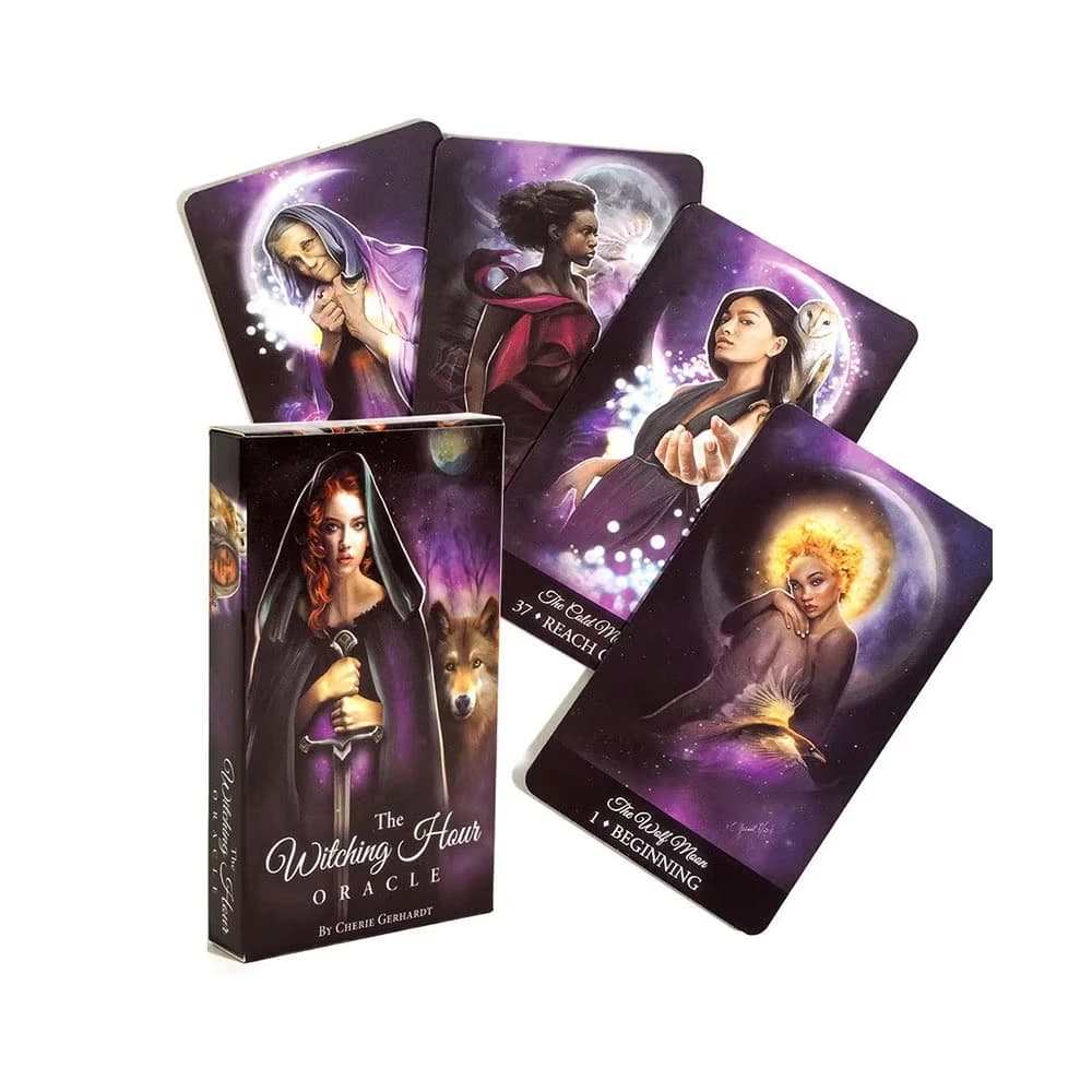 The Witching Hour Tarot Oracle Leisure Entertainment Card Family Gathering Divination Deck Tarot Board Gioco di carte da gioco