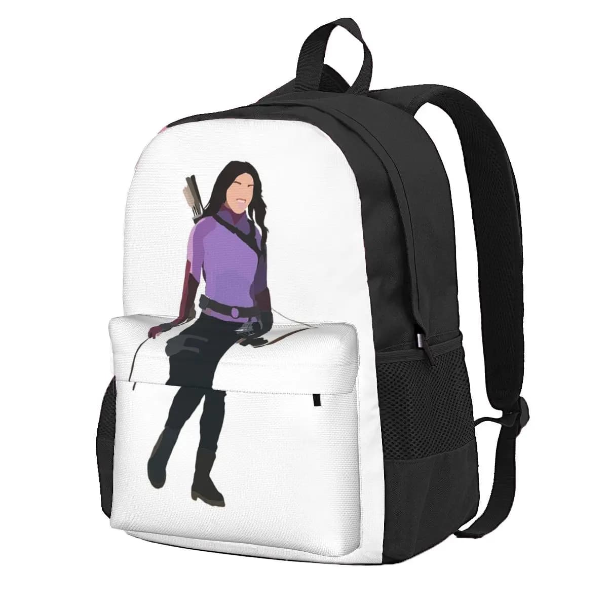 Zaino per studenti Kate Bishop, borsa da scuola, zaino da viaggio per escursioni, per ragazzi e ragazze, borsa a tracolla alla moda