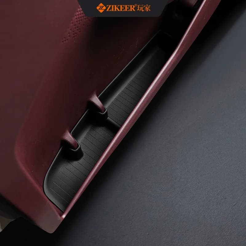Scatola portaoggetti anteriore sotto la porta per ZEEKR X accessori interni Auto neri in materiale plastico morbido