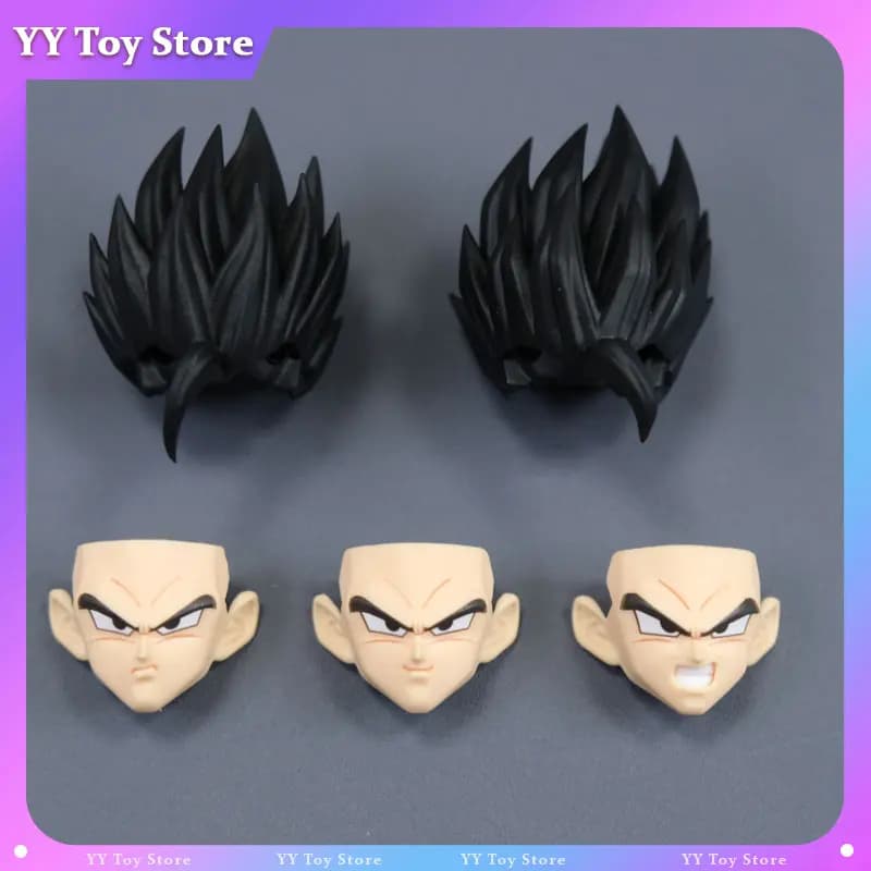 NONO Dragon Ball Z: Scultura Testa di Son Gohan, Accessori Testa di Son Goku Mystic Ultimate, Action Figure Anime, Giocattoli e Regali