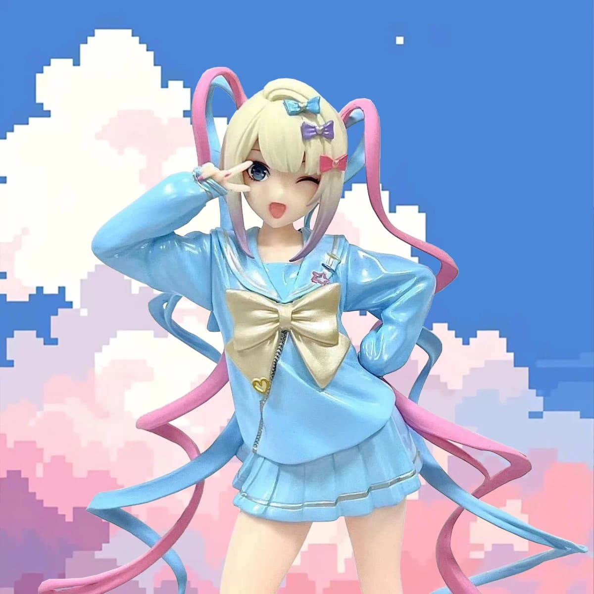 Figura Anime 20cm Needy Girl Overdose Pop Up Parade KAngel Action Figure Virtual Uploader Modellino da Collezione in PVC Ornamenti Giocattoli