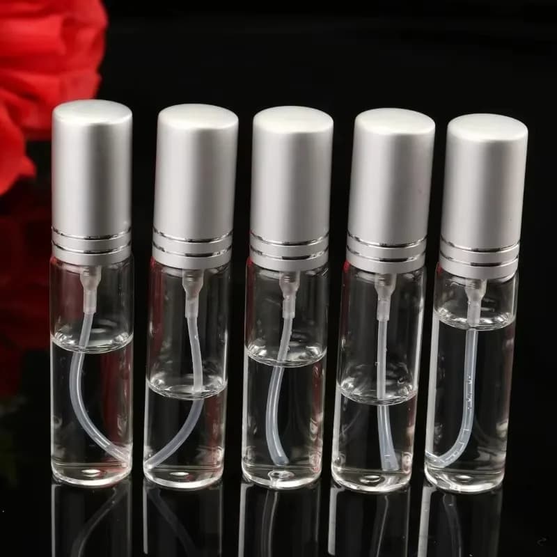 Flacone spray portatile per imballaggio secondario Flacone atomizzatore in vetro da 10 ml Sapone per profumo Olio liquido Cosmetici Mini contenitore per imballaggio secondario