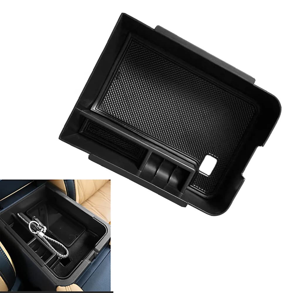 Scatola portaoggetti per bracciolo console centrale auto con tappetino organizer scatola portaoggetti nascosta per Nissan Sentra Bluebird Sylphy B18 2019-2021