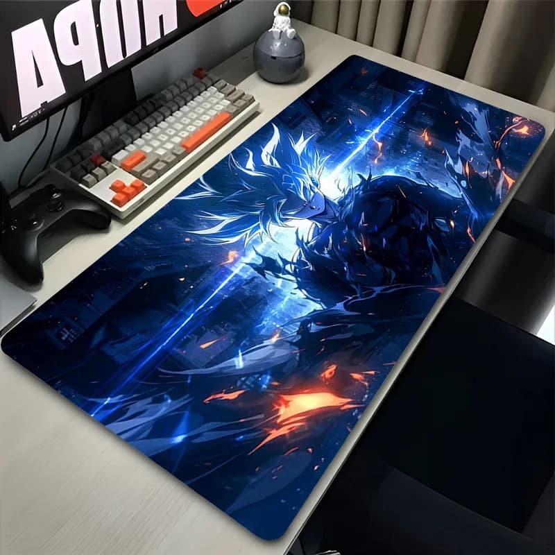 Tappetino per Mouse DBZ Dragon Ball Z, Accessori per Computer, Tappetino da Scrivania XXL per Gaming, Progettato Specificamente per Tastiera e Mouse