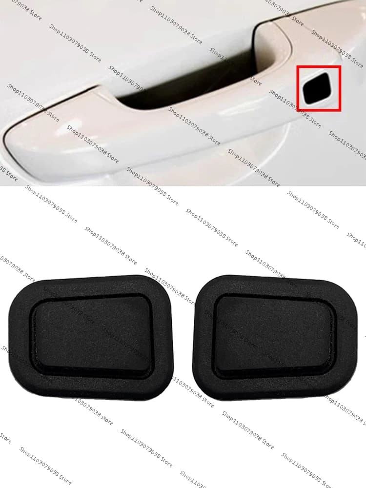 Per Porsche Cayenne 2011 2012 2013 2014 2015 2016 2017 Maniglia esterna della porta Sensore di induzione Pulsante in gomma Copertura in gomma