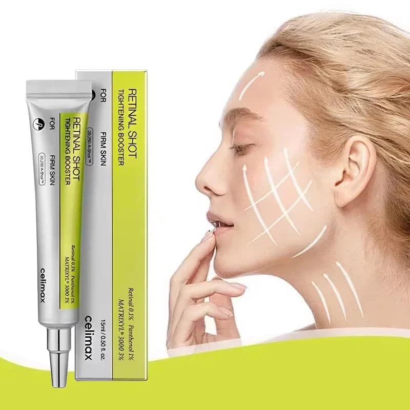 Hot Celimax Retinolo Vitamina C Hydrating Shot Siero Viso Rassodante e Illuminante Contorno Occhi Anti-Occhiaie Idratante Cura della Pelle