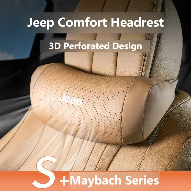 Cuscino di supporto lombare per poggiatesta per auto per Jeep Freedom Hero Light Compass Grand Commander Wrangler Cuscino per il collo