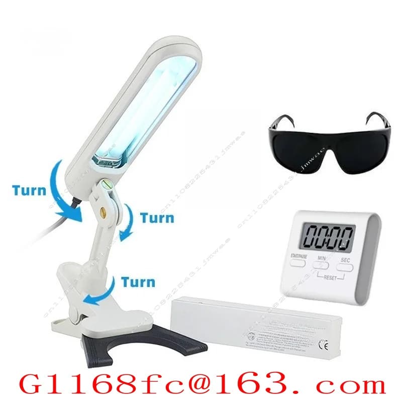 High Quality Professional 9W/01/2P Desk Lamp 9W/01 UVB311nm European Plug British Socket