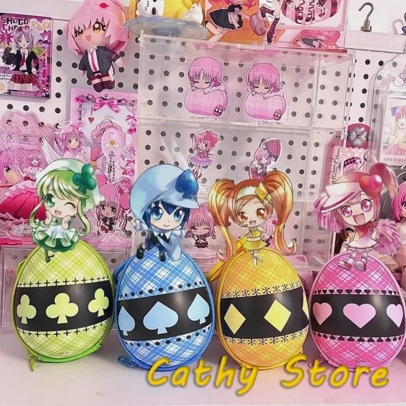 Shugo Chara originale! Portamonete a forma di uovo d'anima Anime periferico carino custodia per cuffie zaino decorazione regali di compleanno