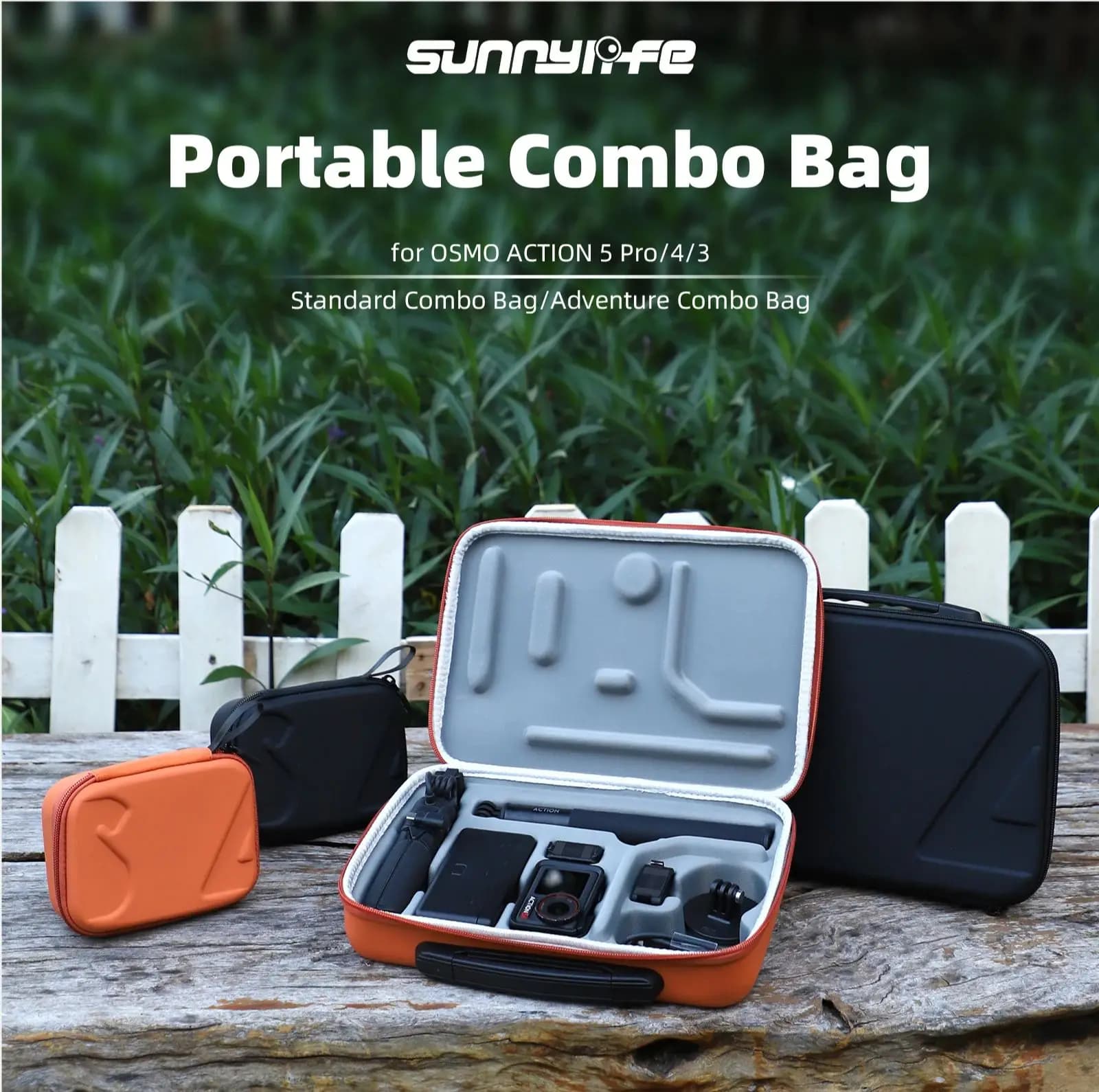 For DJI Osmo Action 5 Pro 4 3 Portable Combined Bag Camera Accessories Travel Case Standard/Waterproof Transport Bag