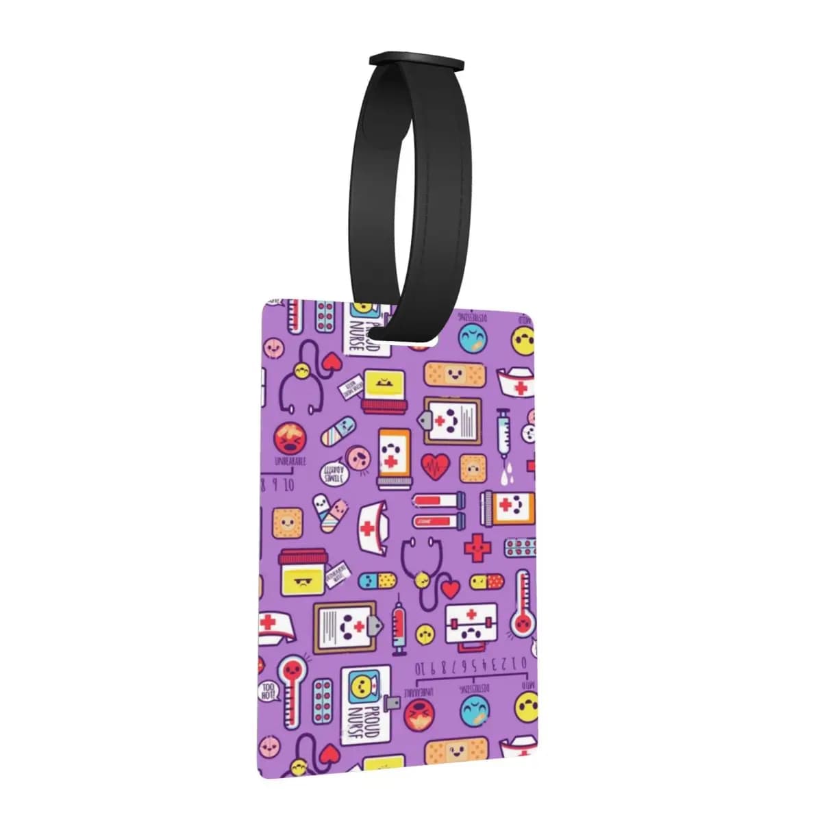 Etichette per Valigie con Strumenti Infermieristici, Accessori per Bagagli da Viaggio, Porta Etichette con Spazio per Nome e Indirizzo
