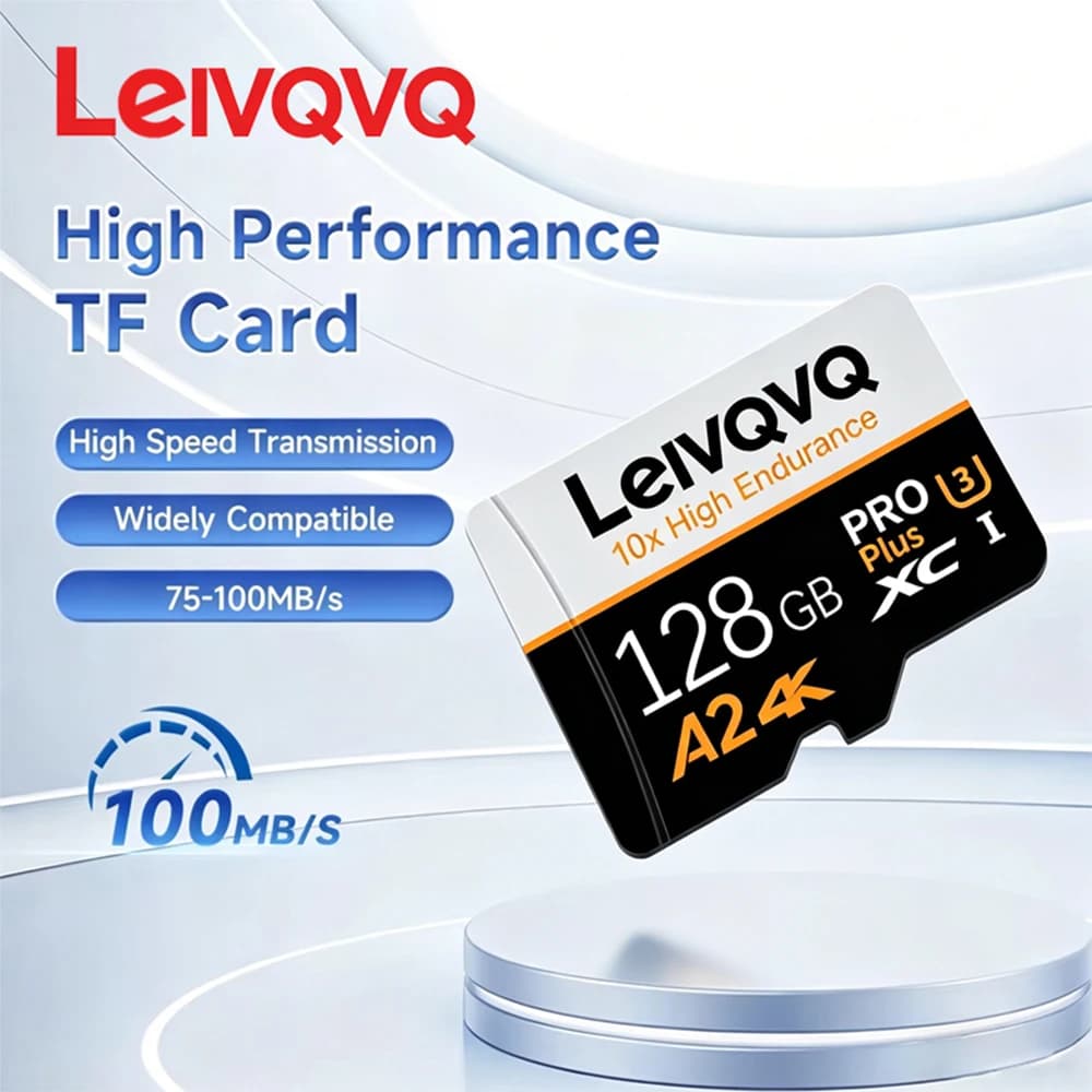 LEIVQVQ Micro SD Card 512GB Mini SD Memory Card 256GB Micro TF SD Card 128GB 64GB Scheda TF Video per Dispositivi di Sorveglianza e Fotocamere