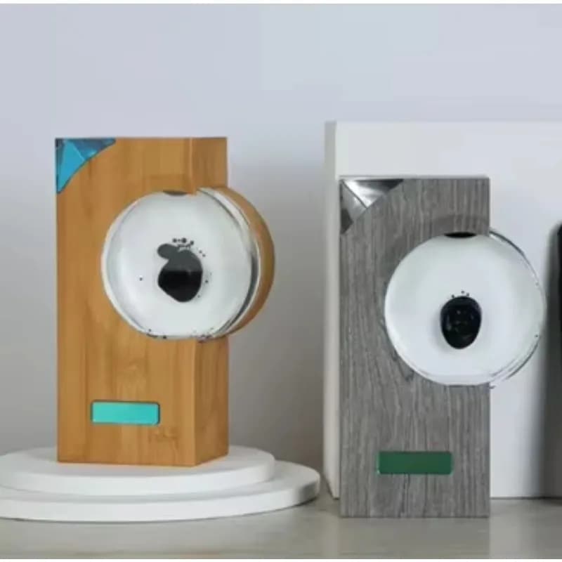 Ferrofluido danzante con ritmo musicale Lampada ritmica musicale Ferrofluido Visualizzatore sonoro Ferrofluido Giocattolo da scrivania per l'home office