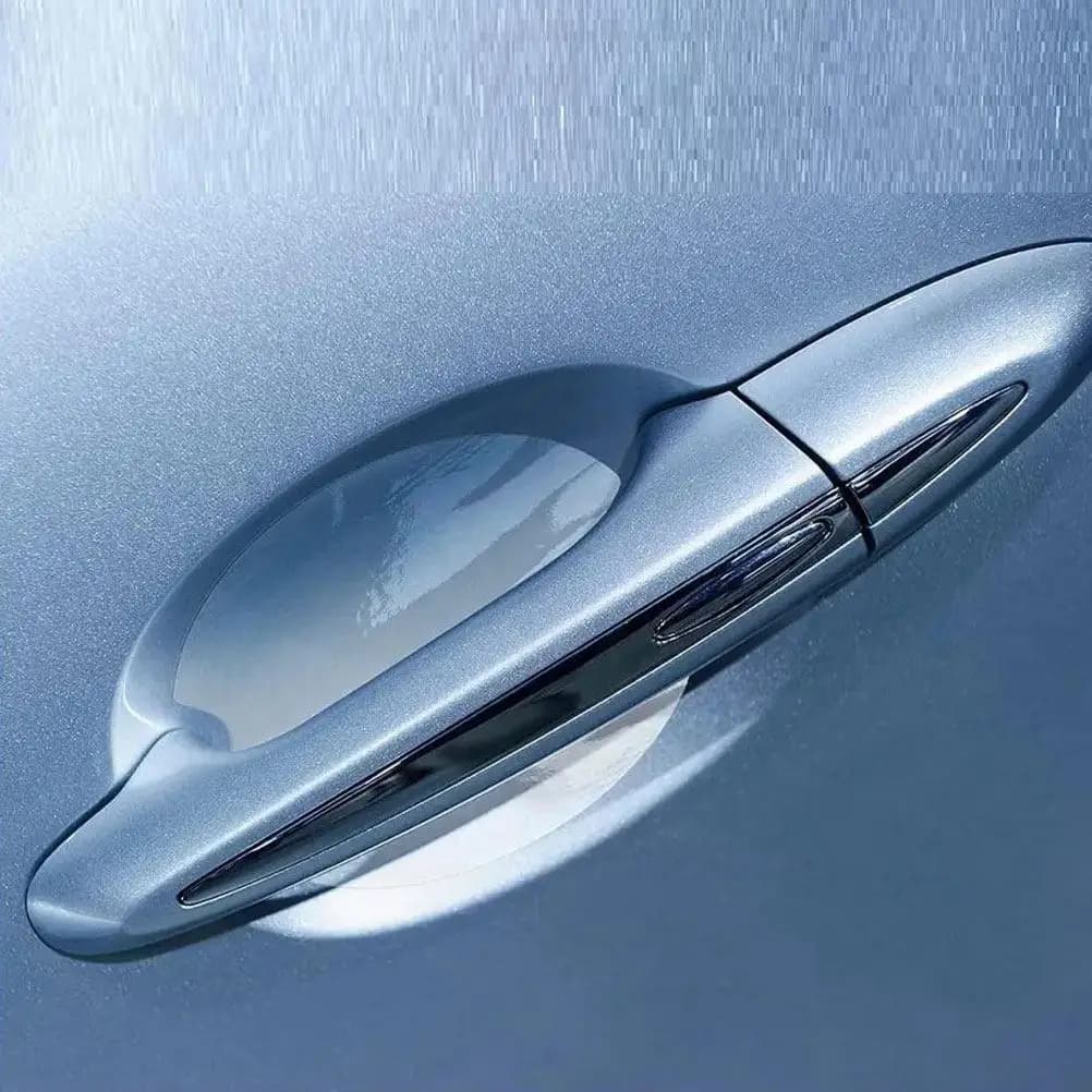 4Pcs Clear Car Door Cup Protector PVC Door Handle Scratch Resistant Film for Edge Corner Protection Slam Stopper Vehicle Paint