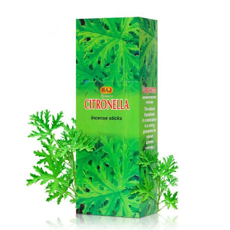 India Incense Citronella Flavor Stick Incense Aromatherapy Stick Plant Fragrance Incense for Household Meditation Smell Supply