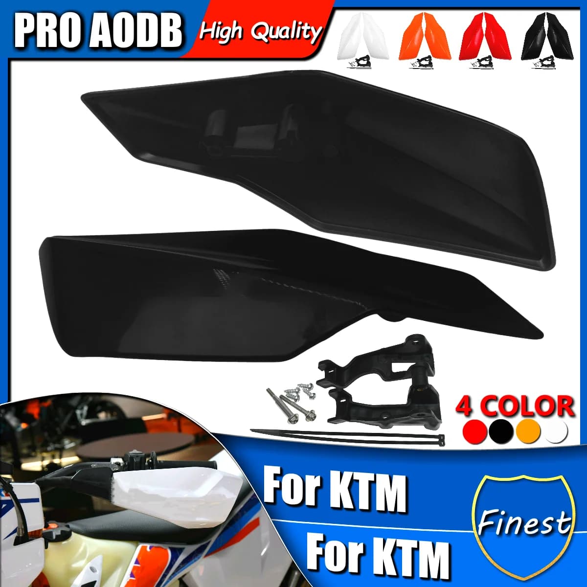 Protezioni manubrio moto, protezioni manubrio vento - bloccanti per KTM da 65 a 500 SX SXF EXC EXCF XC XCF XCW XCFW dal 2017 al 2024